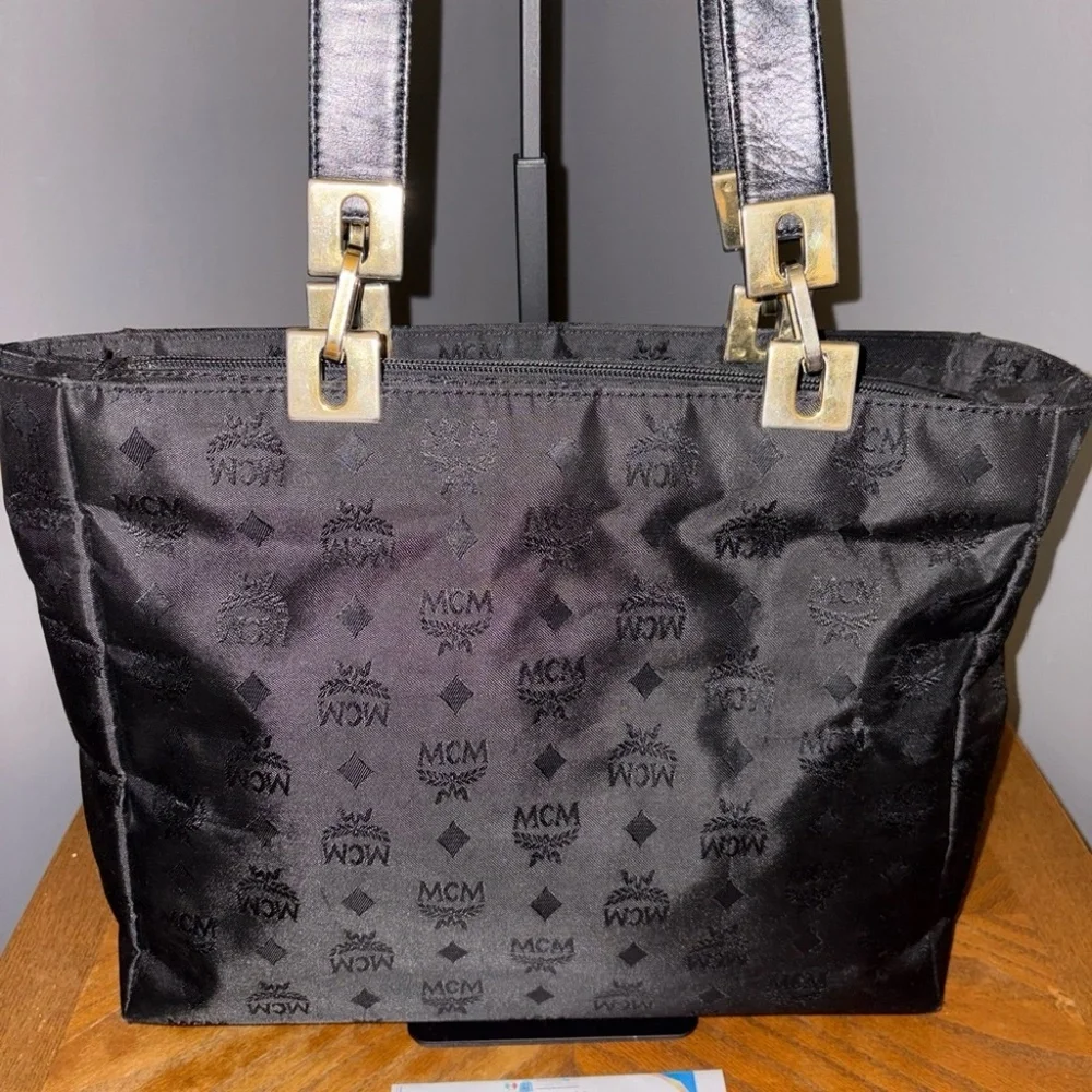 MCM Vintage Visetos Nylon Tote - Picture 6 of 10